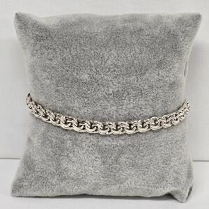 Pulsera Manilla Bracelet Byzantine Link Plata 925 Mex. Sterling Silver Unisex